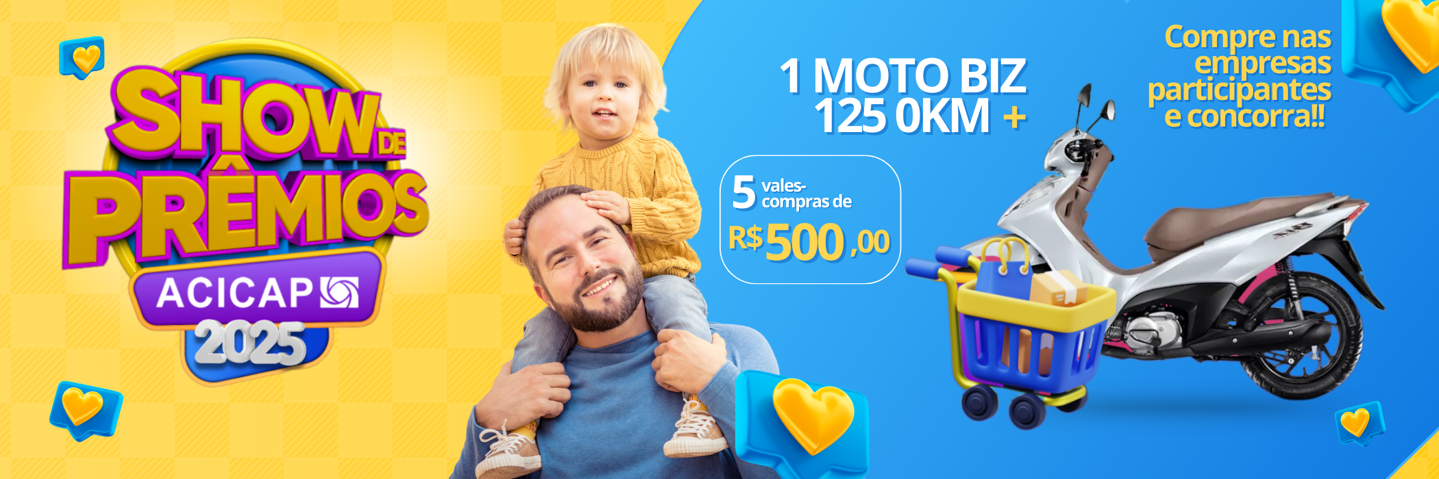 SHOW DE PRÊMIOS DIA DOS PAIS 